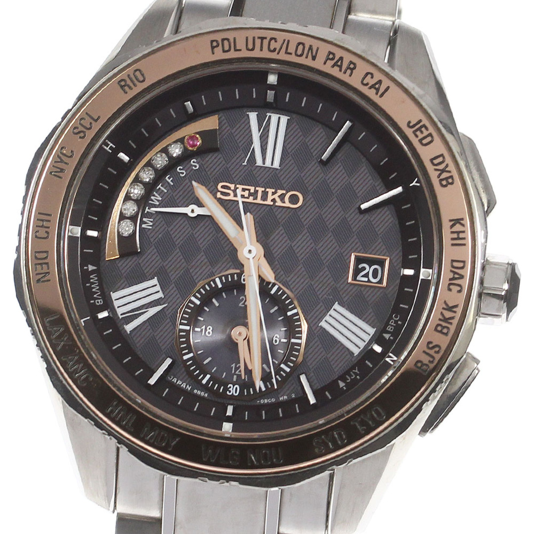 ★箱・保証書付き【SEIKO】セイコー ブライツ クォーツ45周年記念モデル SAGA188/8B54-0BH0 ソーラー電波 メンズ_731121【ev20】