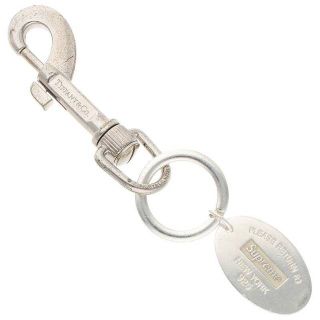 シュプリーム(Supreme)のシュプリーム ×ティファニー TIFFANY&Co. Oval Tag Keyring オーバルタグキーリング メンズ(キーホルダー)