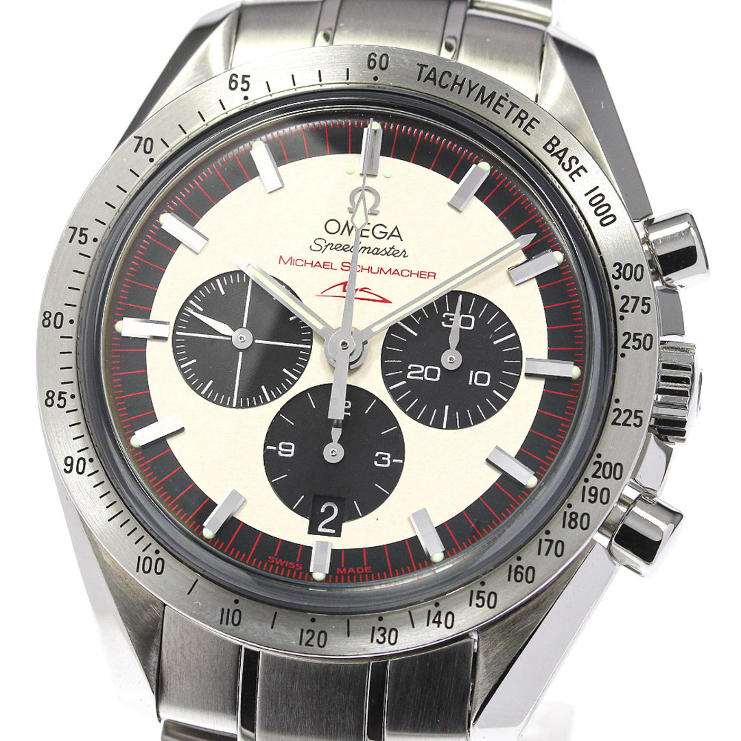 OMEGA(オメガ)のオメガ OMEGA 3853.32 スピードマスター シューマッハ レジェンド 世界限定500本 自動巻き メンズ 美品 _731655 メンズの時計(腕時計(アナログ))の商品写真