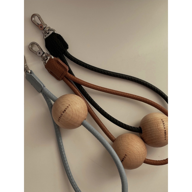 URBANBOBBY - URBANBOBBY / wood leather strap / Blackの通販 URBANBOBBY - URBANBOBBY / wood leather strap / Blackの通販