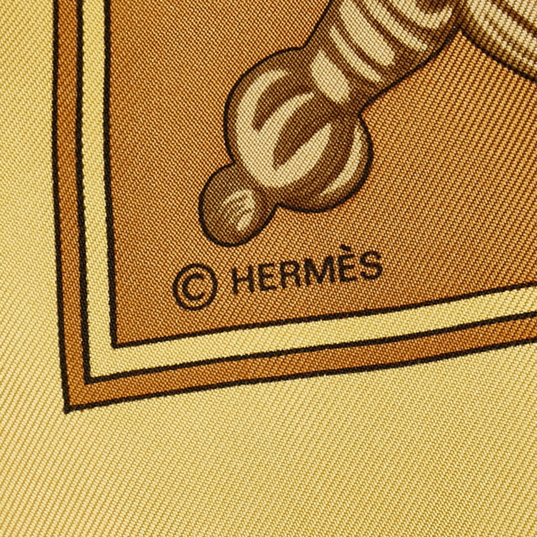 HERMES エルメス タロットカード柄 シルク100% プリーツ スカート