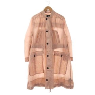 ジースターロゥ(G-STAR RAW)のジースターロウ ロングブルゾン ジップアップ 長袖 薄手 ナイロン S ピンク(ブルゾン)