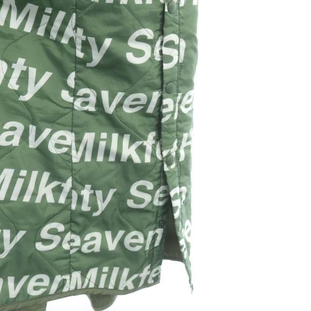 MILKFED.(ミルクフェド)のミルクフェド ALL OVER LOGO QUILTED LONG SKIRT レディースのスカート(ロングスカート)の商品写真