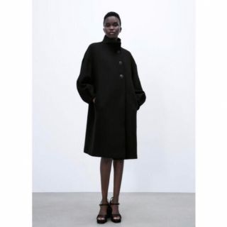 ザラ(ZARA)の【専用ページ】ZARA ウールブレンドハイネックコート(ロングコート)