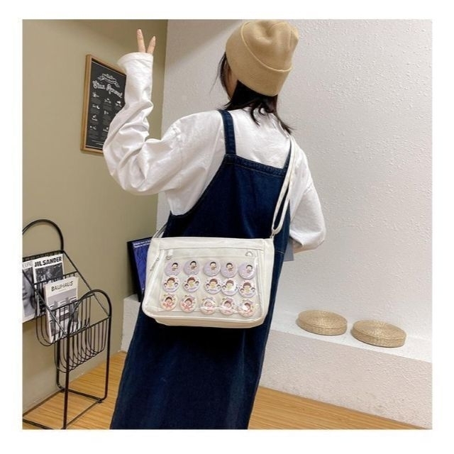 再入荷【大人気】✨新品✨ 痛バッグ デコレーション 白 ショルダーバッグ 痛バ レディースのバッグ(ショルダーバッグ)の商品写真