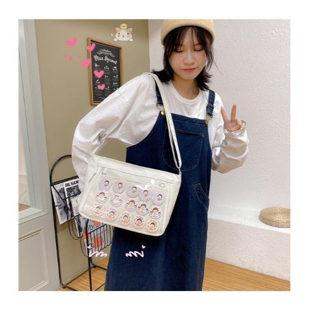 再入荷【大人気】✨新品✨ 痛バッグ デコレーション 白 ショルダーバッグ 痛バ レディースのバッグ(ショルダーバッグ)の商品写真