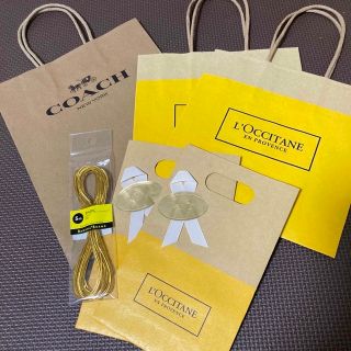 コーチ(COACH)の値下げ❣️未使用✨ギフト用　ラッピング　紙袋　手提げ　ロクシタン(その他)