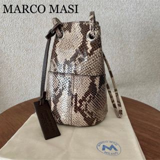 マルコマージ(MARCO MASI)のMARCO MASI  マルコマージ パイソン柄 ミニ バッグ(ハンドバッグ)