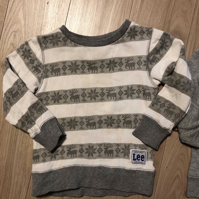 Lee(リー)のトレーナー　グローバルワーク　Lee 100 S キッズ/ベビー/マタニティのキッズ服男の子用(90cm~)(Tシャツ/カットソー)の商品写真