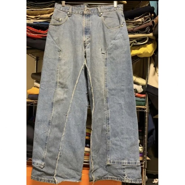 激レア 90s Levi's シルバータブ アメリカ製 再構築バギーパンツ