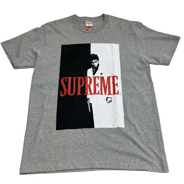 Tシャツ/カットソー(半袖/袖なし)【人気カラー】Supreme Scarface Split Tee 17AW