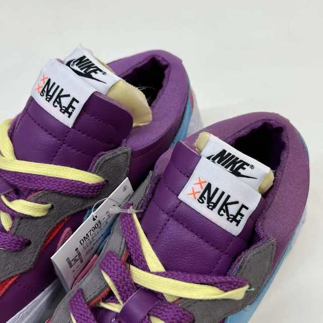 NIKE KAWS sacai Blazer Low Purple Dusk 2