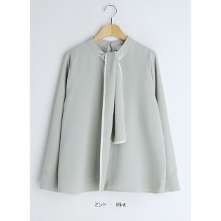 ディーホリック(dholic)のDHOLIC ディーホリック　bi-color blouse バイカラーブラウス(シャツ/ブラウス(長袖/七分))