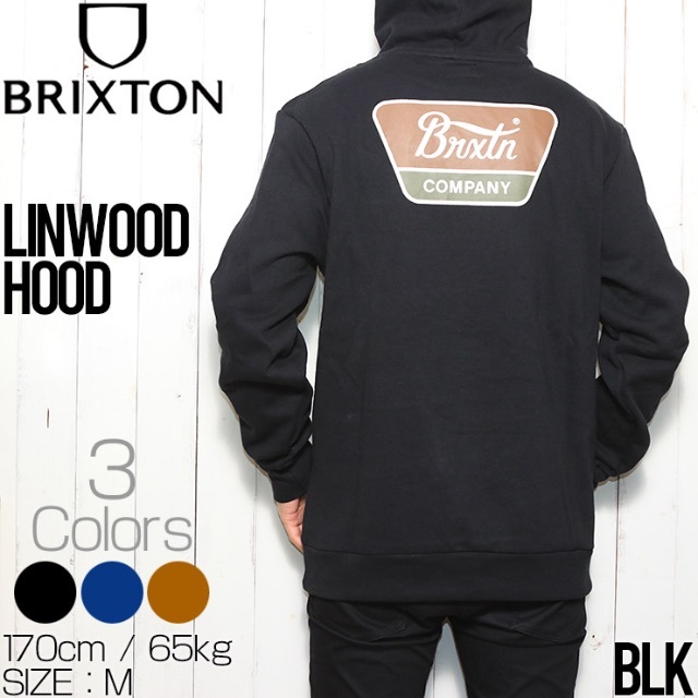 プルオーバーパーカー フーディ BRIXTON ブリクストン LINWOOD