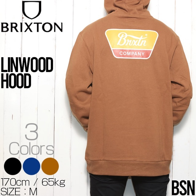 プルオーバーパーカー フーディ BRIXTON ブリクストン LINWOOD