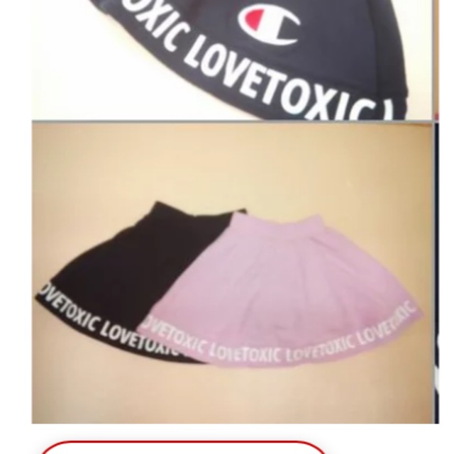 lovetoxic(ラブトキシック)のラブトキシック×チャンピオン　コラボスカート　160 キッズ/ベビー/マタニティのキッズ服女の子用(90cm~)(スカート)の商品写真