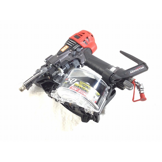 最愛 未使用品 MAX マックス 50mm 高圧 コイルネイラ 釘打機 AEROSTAR