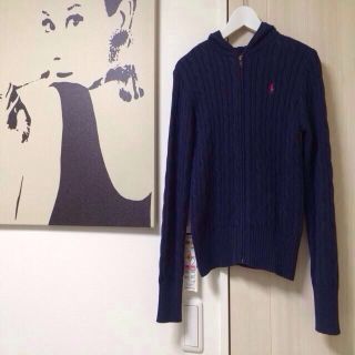 ラルフローレン(Ralph Lauren)のラルフローレン♡綿ニットパーカー(パーカー)