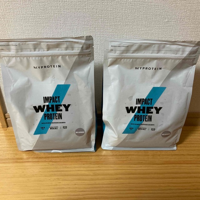 MYPROTEIN - MYPROTEIN ホエイプロテイン ノンフレーバー 1kg×2個 合計