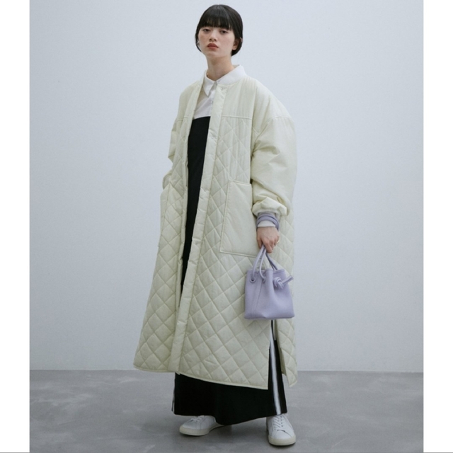 新品未使用☆アダムロエペ サステナブル キルティングブルゾン
