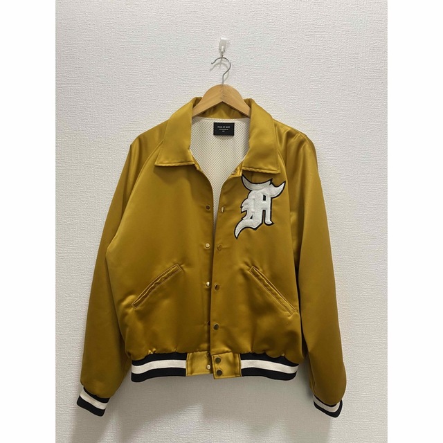 【正規通販】 FEAR - GOD OF FEAR OF JACKET SATIN FIFTH GOD スタジャン 【正規通販】 FEAR - GOD OF FEAR OF JACKET SATIN FIFTH GOD スタジャン