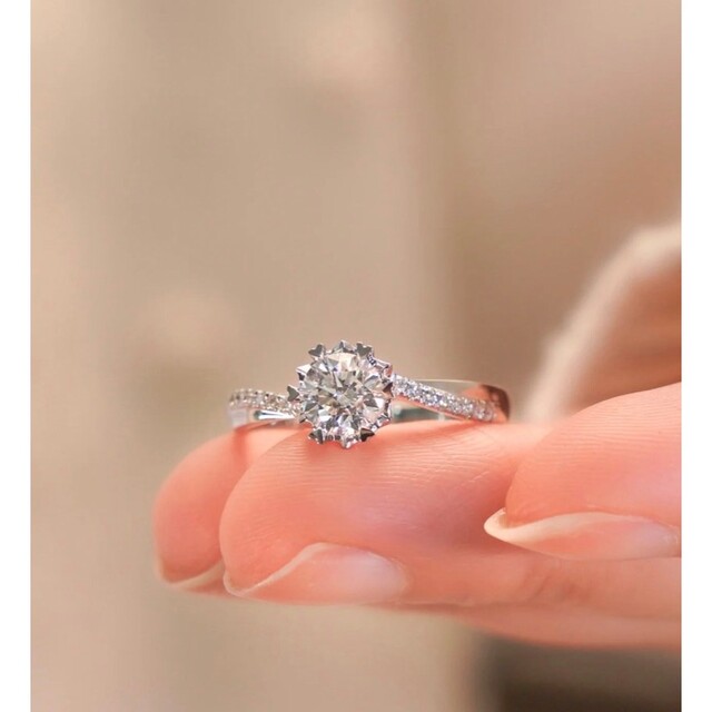 高級！！SONAダイヤモンド　シルバー　リング　 指輪　レディース レディースのアクセサリー(リング(指輪))の商品写真