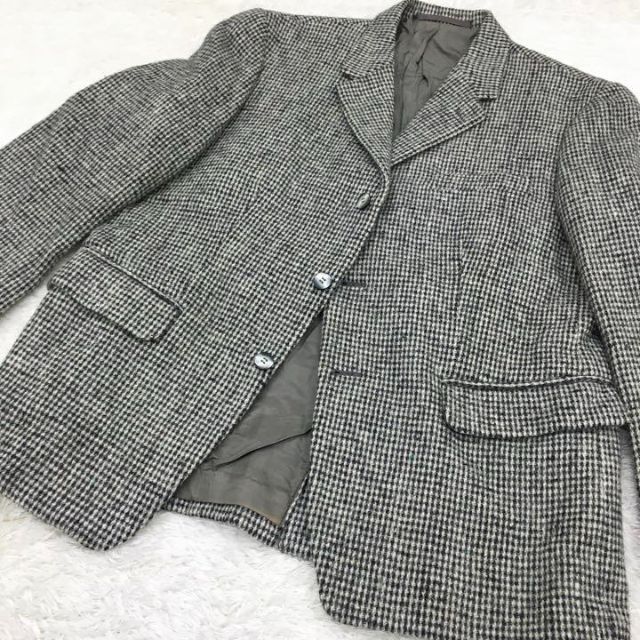 ハリスツイード ビンテージ ジャケット ピュア スコティッシュウール