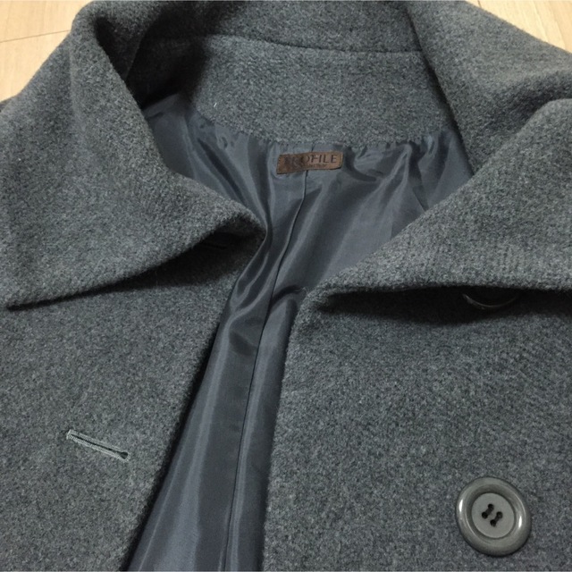 PROFILE(プロフィール)のPROFILEプロフィール Aラインコート　日本製 レディースのジャケット/アウター(ロングコート)の商品写真