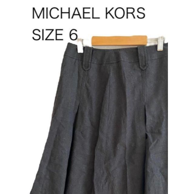 Michael Kors(マイケルコース)のMICHAEL KORS マイケルコース スカート グレー ウール サイズ6 レディースのスカート(ひざ丈スカート)の商品写真