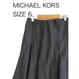 マイケルコース(Michael Kors)のMICHAEL KORS マイケルコース スカート グレー ウール サイズ6(ひざ丈スカート)