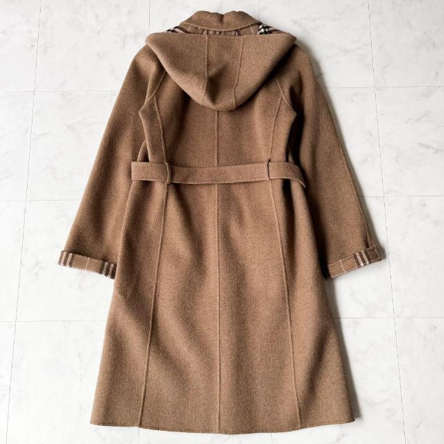 BURBERRY   極美品 バーバリーロンドン カシミア混 リバーコート