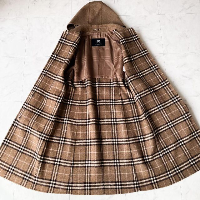 BURBERRY(バーバリー)の極美品✨ バーバリーロンドン カシミア混 リバーコート ラグランスリーブ 40 レディースのジャケット/アウター(ロングコート)の商品写真