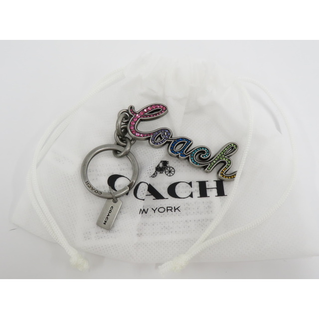 COACH(コーチ)のCOACH バッグチャーム ロゴモチーフ マルチカラー メタル レディースのファッション小物(その他)の商品写真