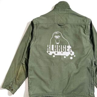XLARGE エクストララージ ウールワークジャケット L 刺繍ロゴ ブルゾン 開店祝い