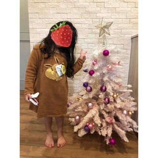 フランフラン(Francfranc)のフランフラン　ピンクグラデーション　クリスマスツリー　90cm ピンク(置物)