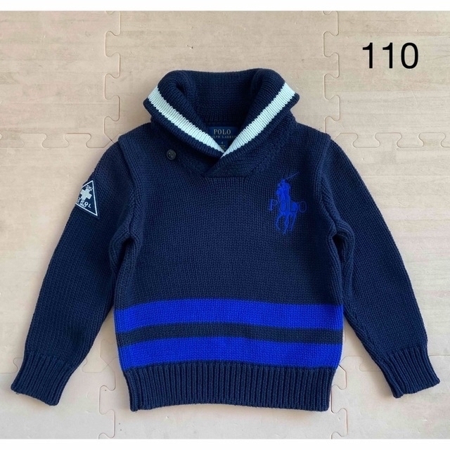 POLO RALPH LAUREN(ポロラルフローレン)の【新品未使用】　ポロラルフローレン ニット 110 キッズ/ベビー/マタニティのキッズ服男の子用(90cm~)(ニット)の商品写真