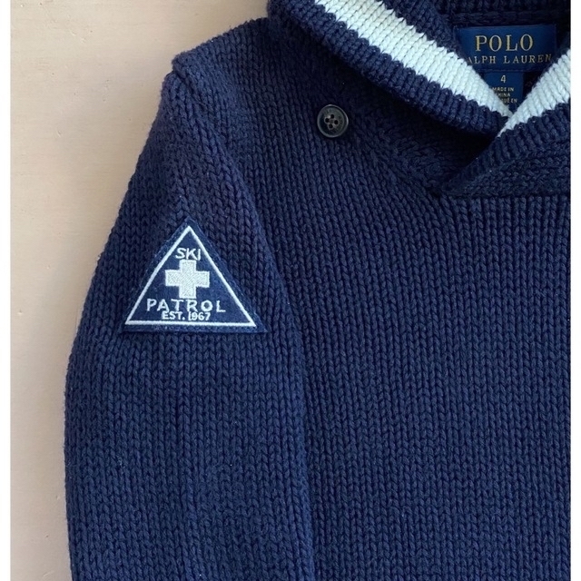 POLO RALPH LAUREN(ポロラルフローレン)の【新品未使用】　ポロラルフローレン ニット 110 キッズ/ベビー/マタニティのキッズ服男の子用(90cm~)(ニット)の商品写真