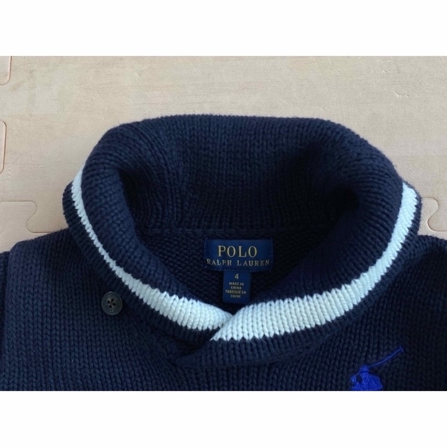 POLO RALPH LAUREN(ポロラルフローレン)の【新品未使用】　ポロラルフローレン ニット 110 キッズ/ベビー/マタニティのキッズ服男の子用(90cm~)(ニット)の商品写真