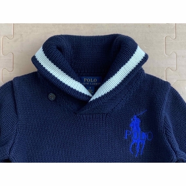 POLO RALPH LAUREN(ポロラルフローレン)の【新品未使用】　ポロラルフローレン ニット 110 キッズ/ベビー/マタニティのキッズ服男の子用(90cm~)(ニット)の商品写真