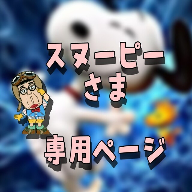 スヌーピーさま 専用ページの通販 by おろみぃ子'S shop|ラクマ