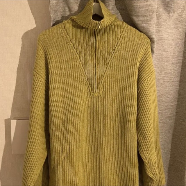 6 ROKU HIGH ZIP SAILOR KNITハーフジップセーラーニット