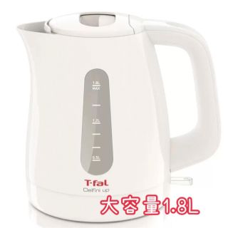 ティファール(T-fal)の【新品】ティファール 電気ケトル 1.8L ホワイト(調理道具/製菓道具)