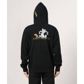 ベイプキッズ(BAPE KIDS)の新品 BAPE ×トムとジェリー  パーカーMサイズ(パーカー)