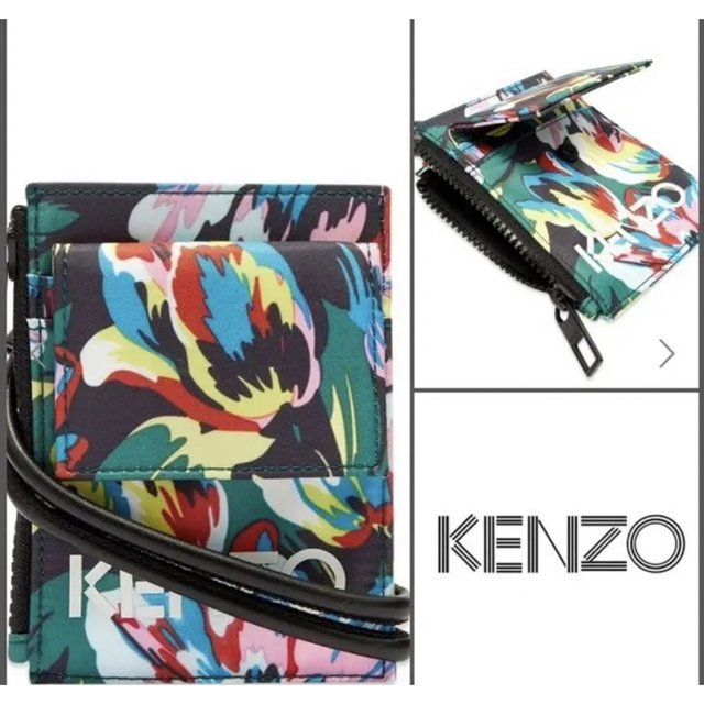 【新品】KENZO×VANSコラボ限定品 カードホルダーストラップ付き