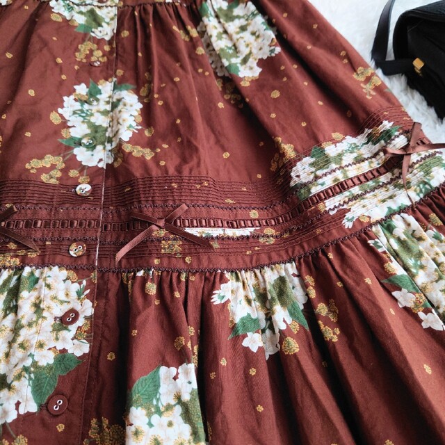 売り尽くしセール 極美品 適切な価格 ピンクハウス 総花柄 ロング