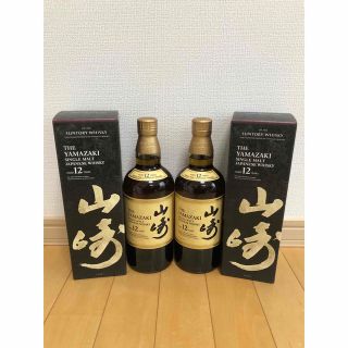 サントリー(サントリー)のSUNTORY サントリー  山崎12年 700ml  2本 新品未開栓(ウイスキー)