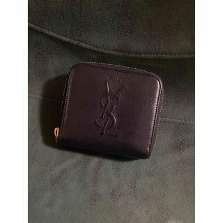 イヴサンローラン(Yves Saint Laurent)のイブサンローラン　財布　二つ折り　黒(財布)