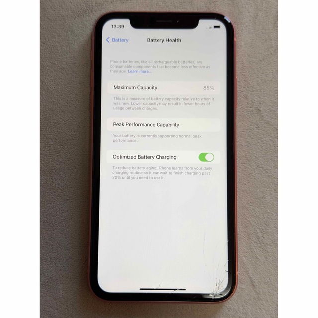 iPhone XR Coral 64 GB SIMフリー