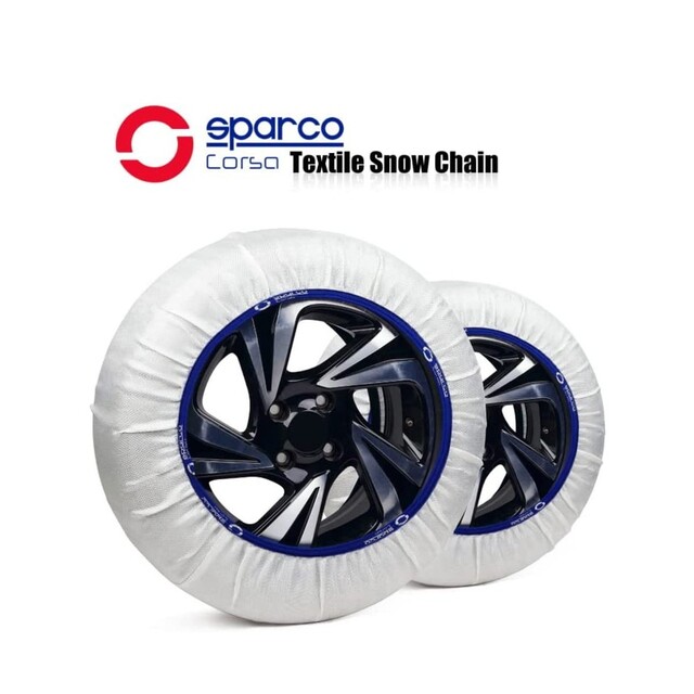 sparco 布 タイヤ チェーン  スノーソックス M 非金属 欧州製