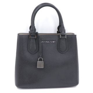 マイケルコース(Michael Kors)のMICHAEL KORS ハンドバッグ レザー ブラック 35T8GAFM2L(ハンドバッグ)